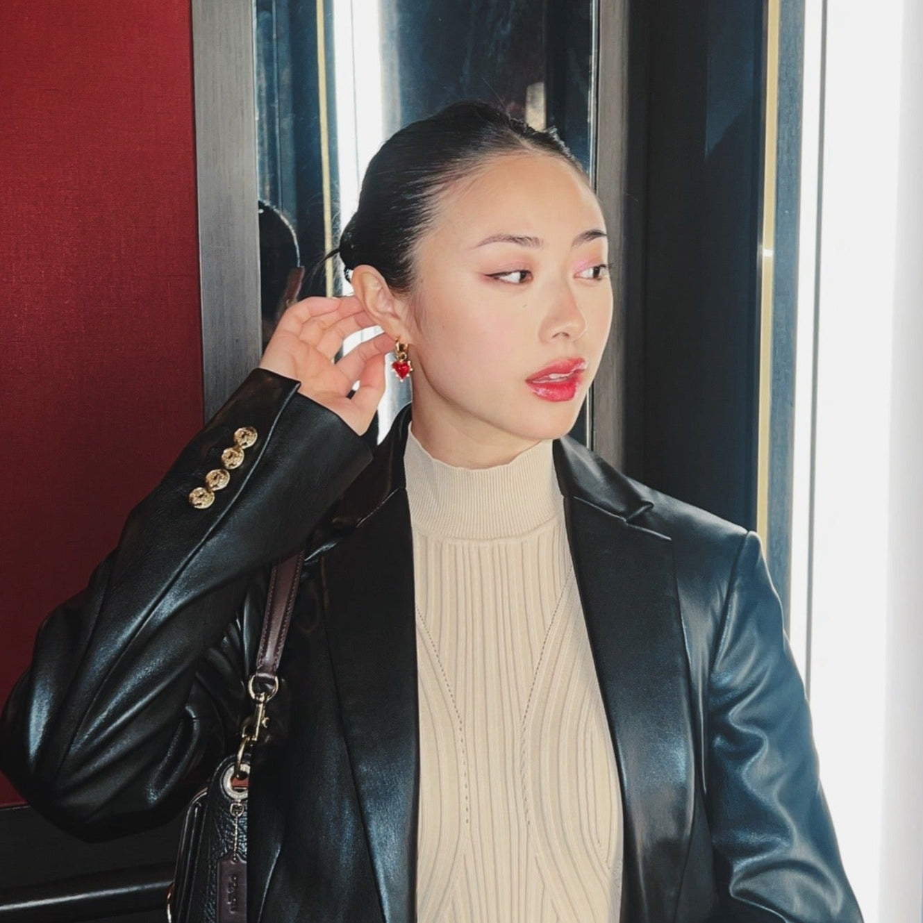 Radiant Love Vermeil Gold Hoop Earrings