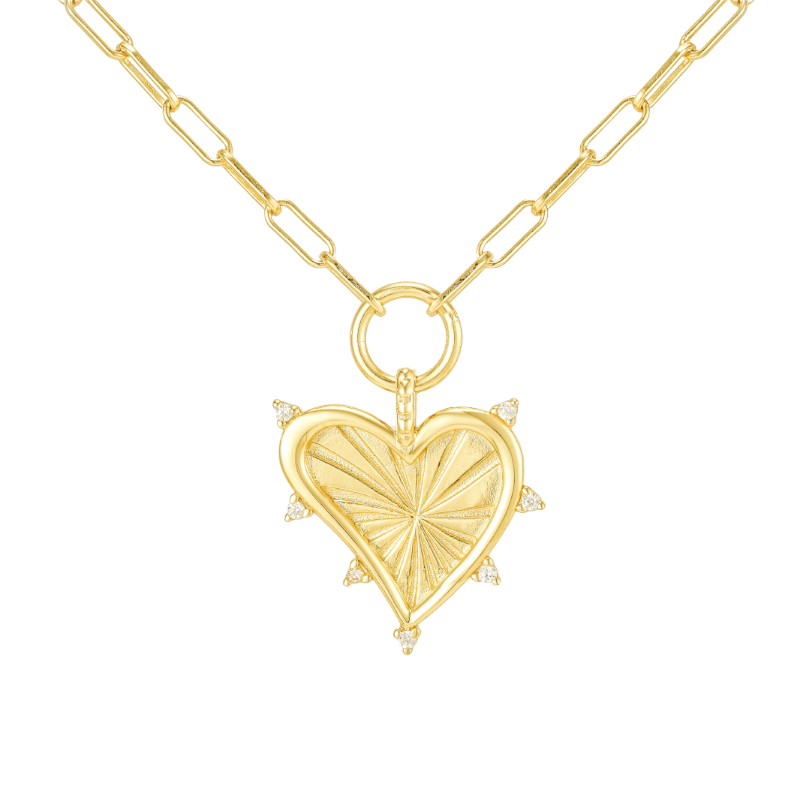Power Love Vermeil Gold Necklace