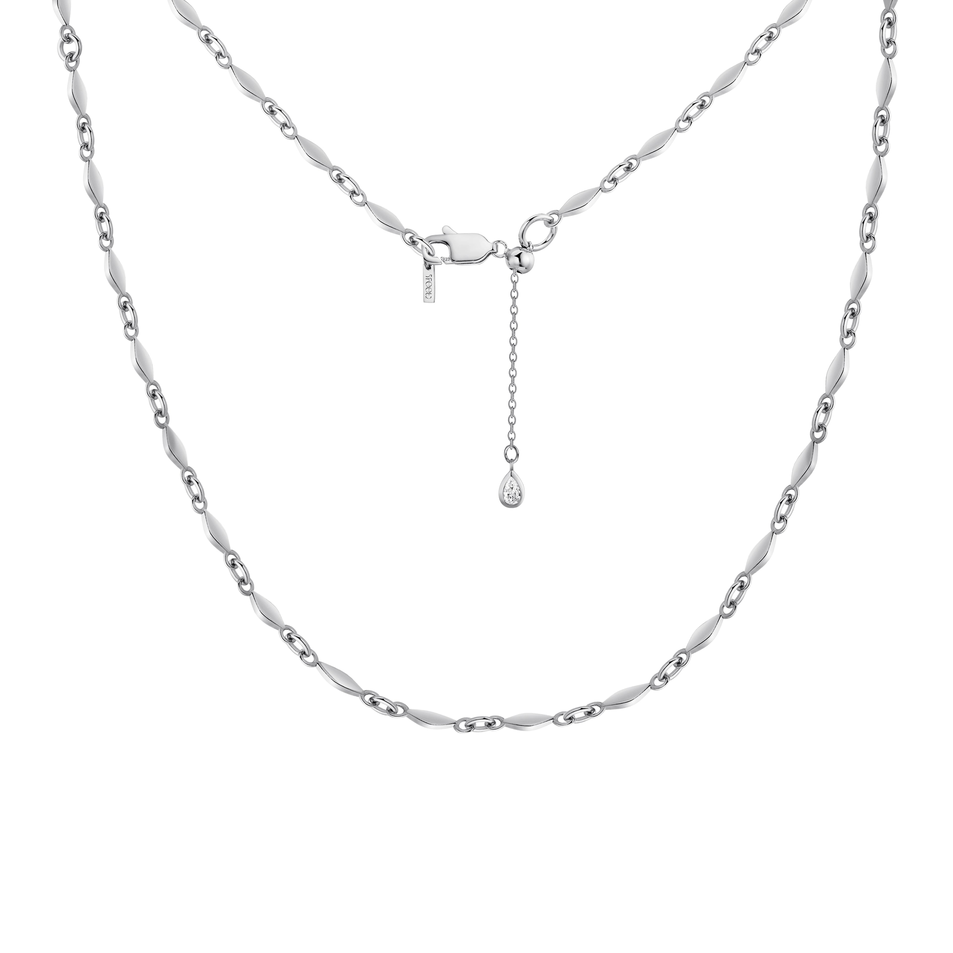 Eternal Silver Moissanite Necklace