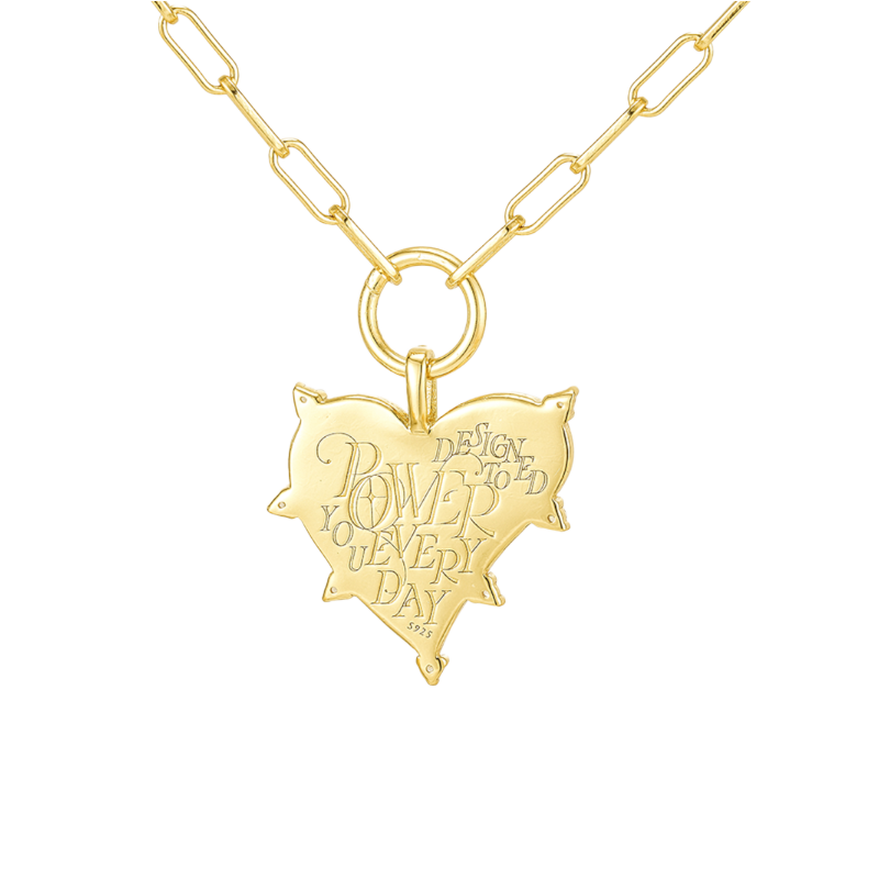 Power Love Vermeil Gold Necklace